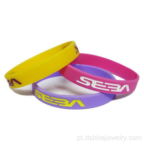 Pulseira de Silicone pulseira Multi cores energia de impressos